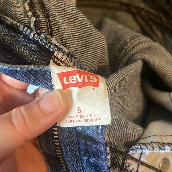 Vintage 80’s Levi’s 900 Series Acid Washed High Waisted Jeans Size 8 - Picture 8 of 14